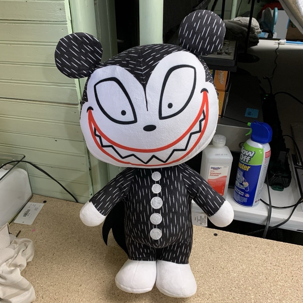 Disney Nightmare Before Christmas Vampire Teddy Plush Toy Tim Burton Standing